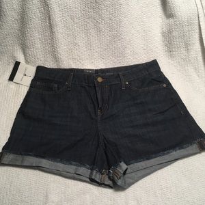 NWT Calvin Klein Roll Cuff Denim Shorts-Size 10